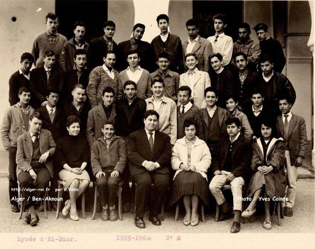 lycee ben-aknoun,2m,1959-1960,59-60,photos de classes