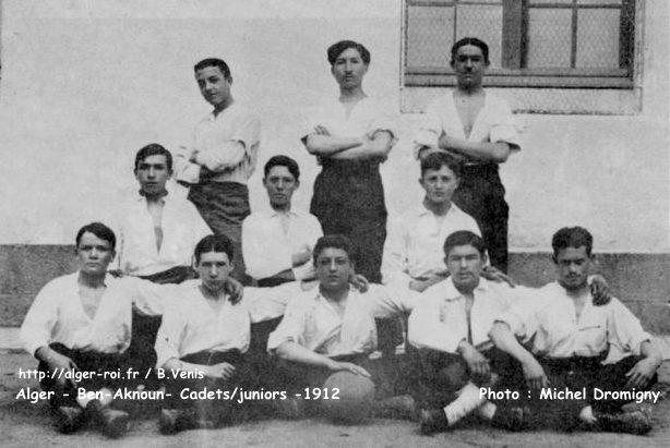 Cadets et Juniors de 1912.